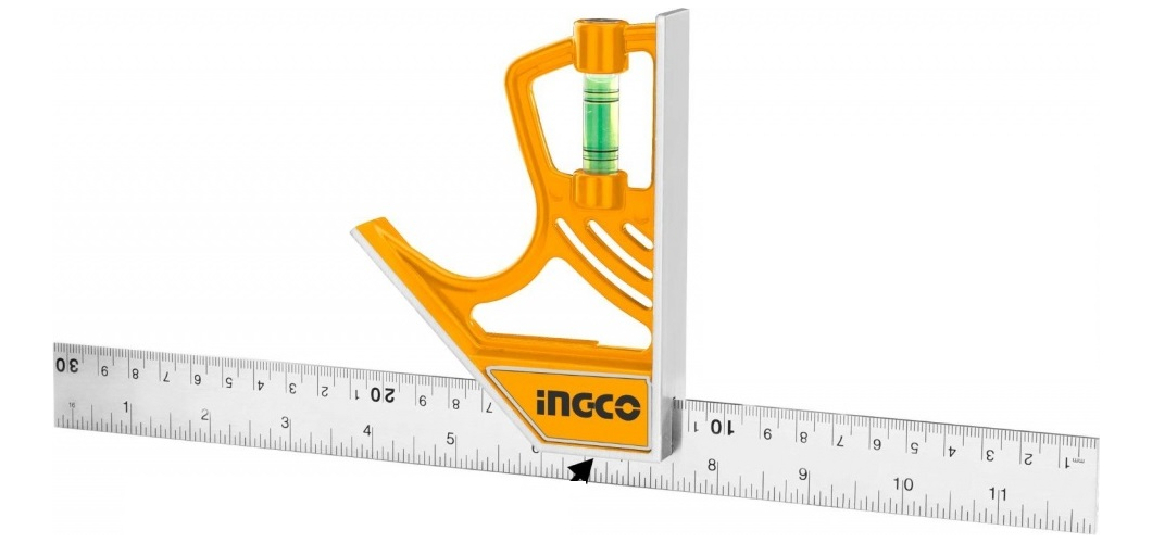 Escuadra Combinada Hsr530255 Magnetica Ingco Ma