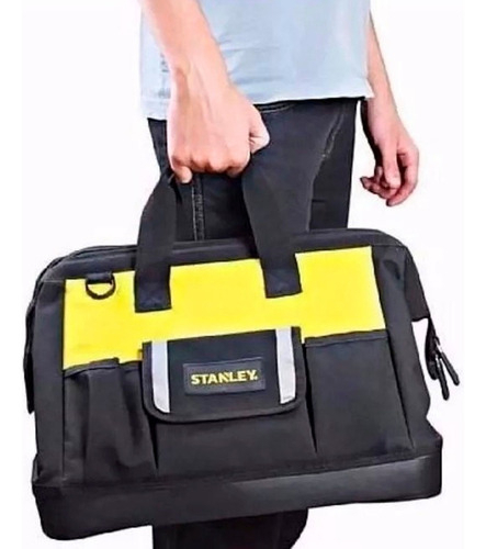 Bolsa Maleta Para Herramientas 16 PuLG Stanley Stst516126la Color Negro
