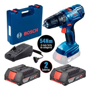 Taladro Atornillador Inalámbrico De 13mm Bosch Gsb 180-li Con Batería 2.0ah, Cargador Y Maletín