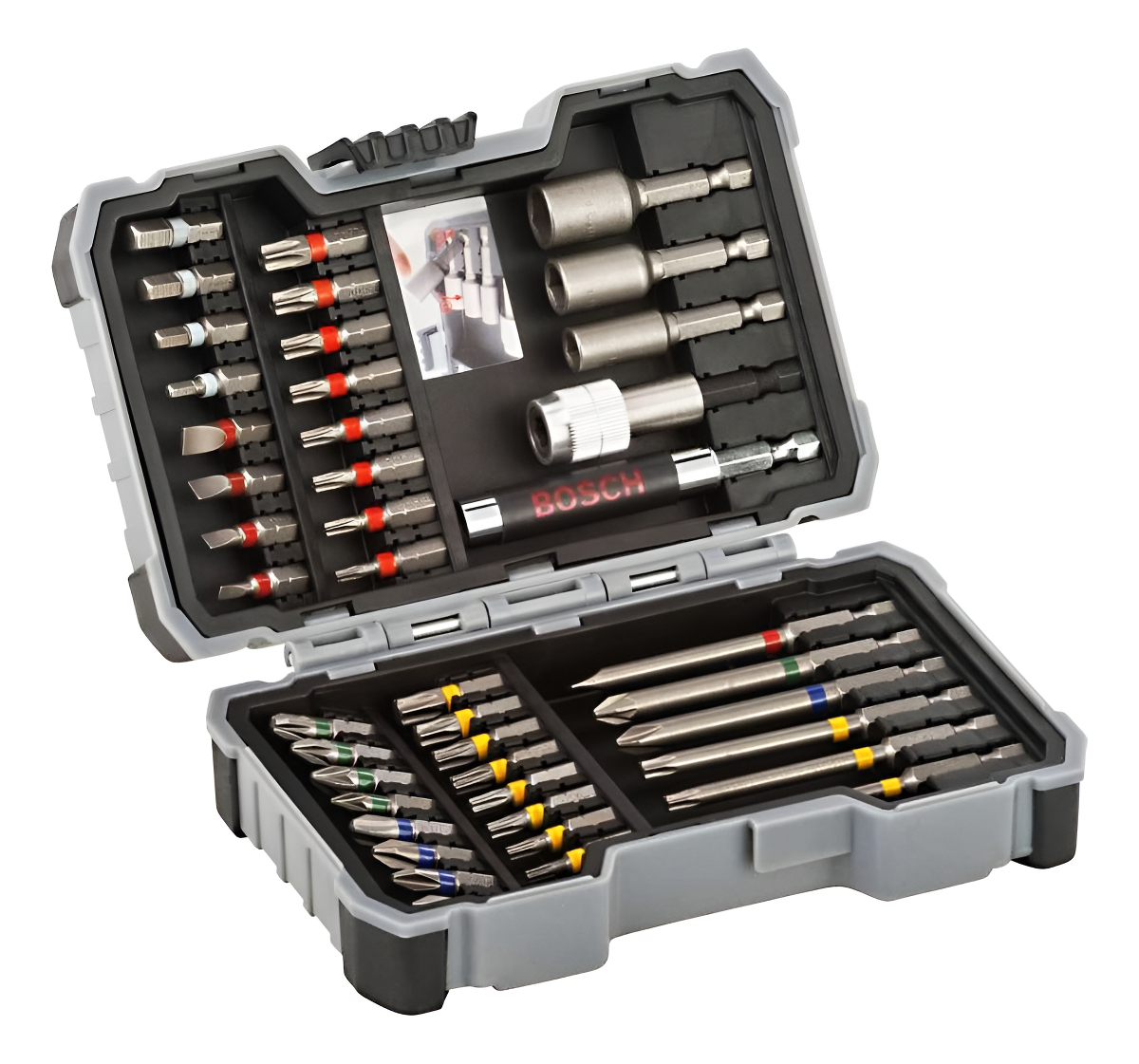 Puntas Para Taladro Y Destornillador Bosch 2607017164 Plana;philips;torx;estrella - 43 Unidades X Pack