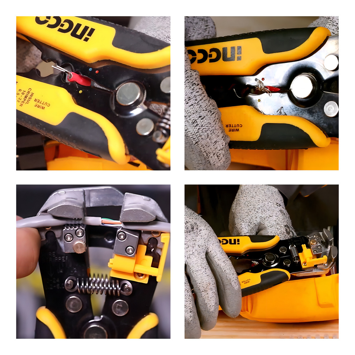 Pinza Pela Cable Pro Automatica Ingco - Imagen 11