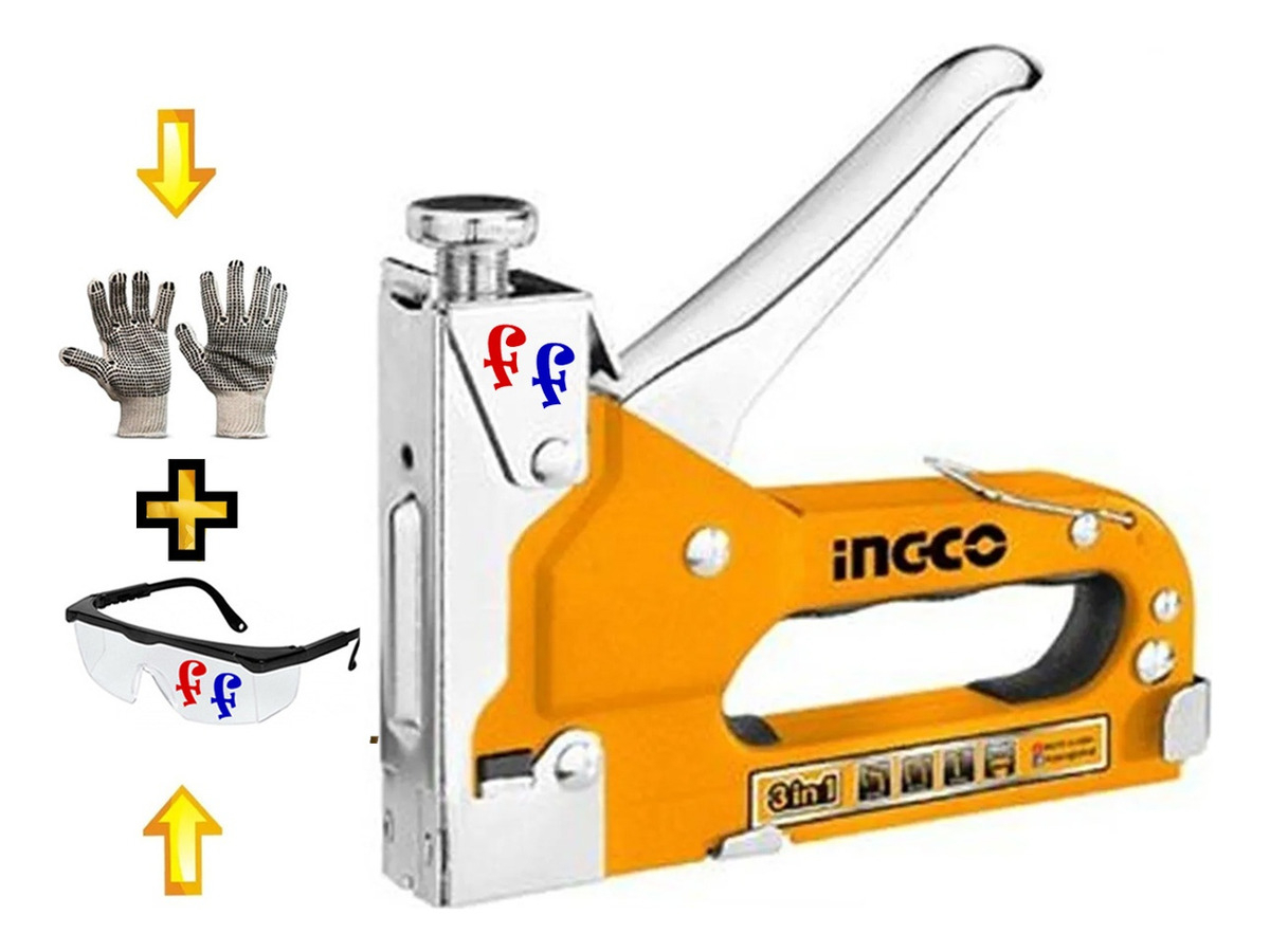 Engrampadora Clavadora Manual 3 En 1 Ingco Hsg1405