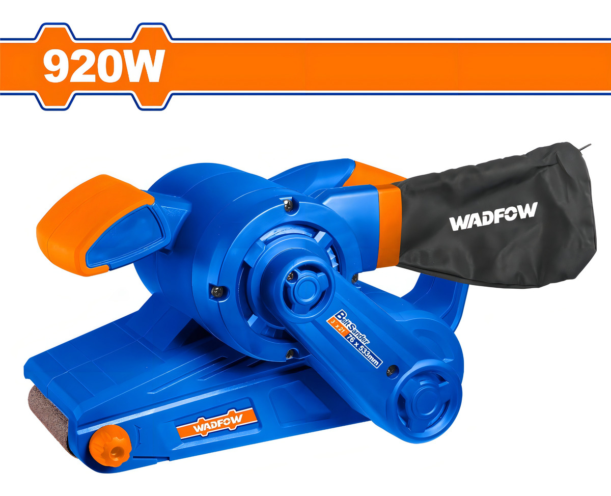 Lijadora De Banda Wadfow 920w Color Azul Frecuencia 50-60