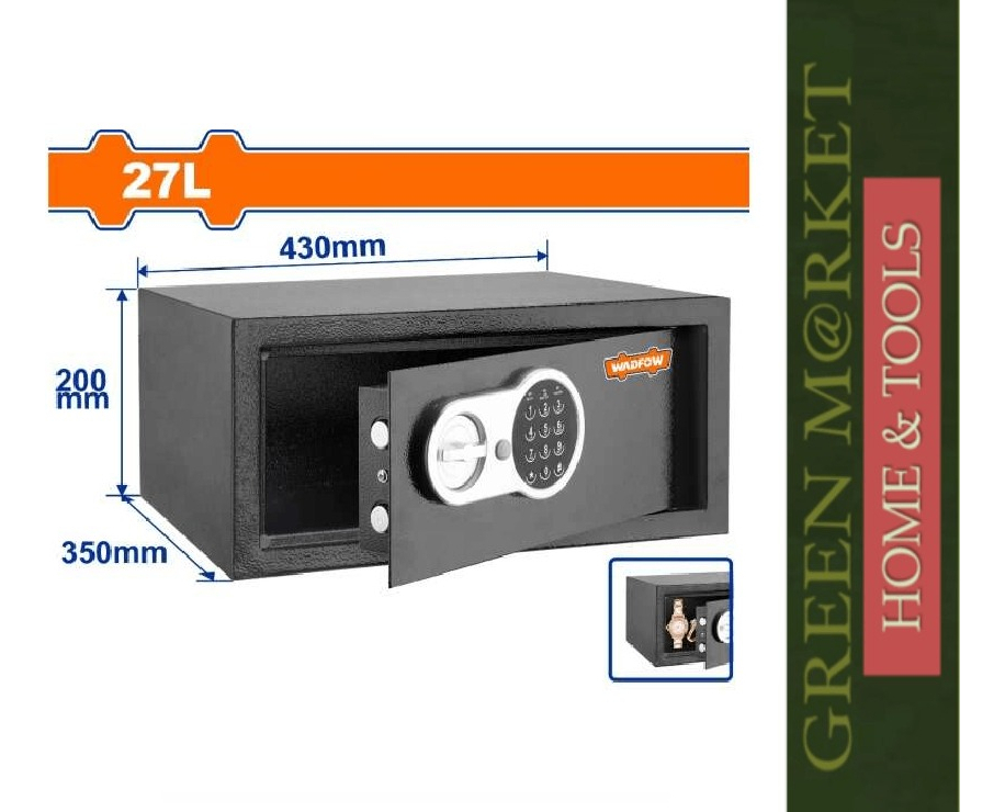 Caja Fuerte Digital 27lt Wadfow Web1535 - Smf Color Negro - Imagen 3