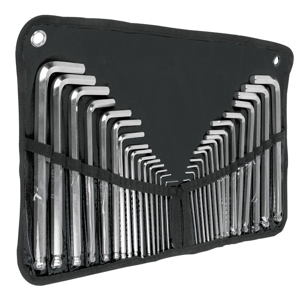 Llaves Allen Truper Juego 30 Piezas Estuche Plástico All-30 Color Cromado - Imagen 3