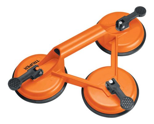 Ventosa De Aluminio P/vidrio 3 Copa De Succión Truper 100762