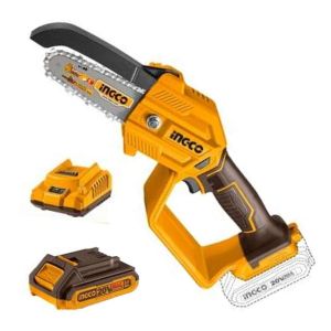 Mini Moto Sierra 5 Con Bat Y Car Ingco Cgsli20581 Color Naranja Claro