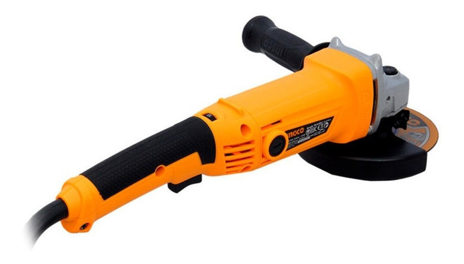 Amoladora Angular Velocidad Variable 1010w Esmeril Cortadora Color Amarillo - Imagen 7