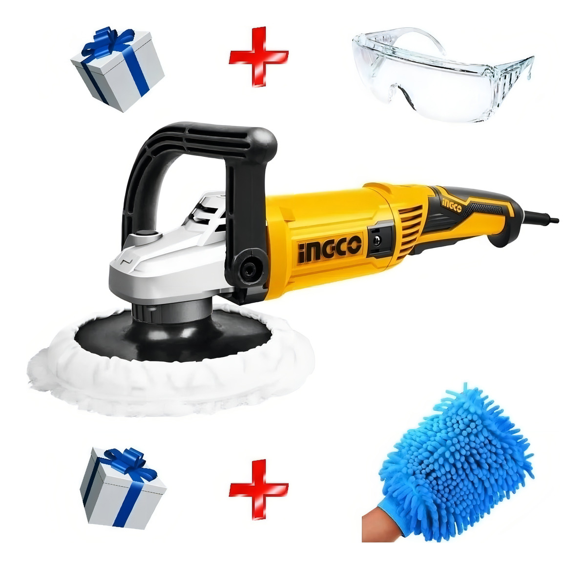 Pulidora Industrial 1400w Ingco Ap14008 - Imagen 3