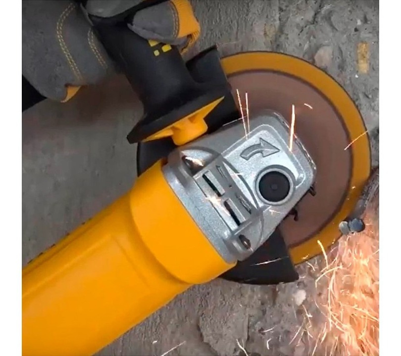 Amoladora Angular Velocidad Variable 1010w Esmeril Cortadora Color Amarillo - Imagen 9