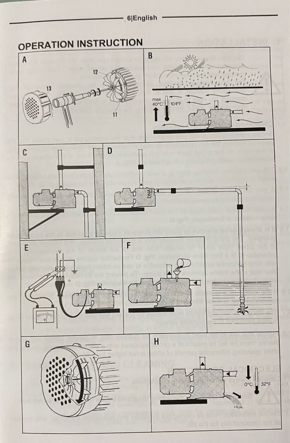 Bomba Periférica Ingco 1/2hp 35m Caudal 35l/min Vpm3701-ynte - Imagen 6