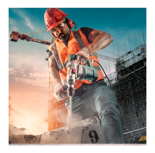 Rotomartillo Wadfow 1050w 4.5j Sds Plus + Maleta Color Azul - Imagen 2