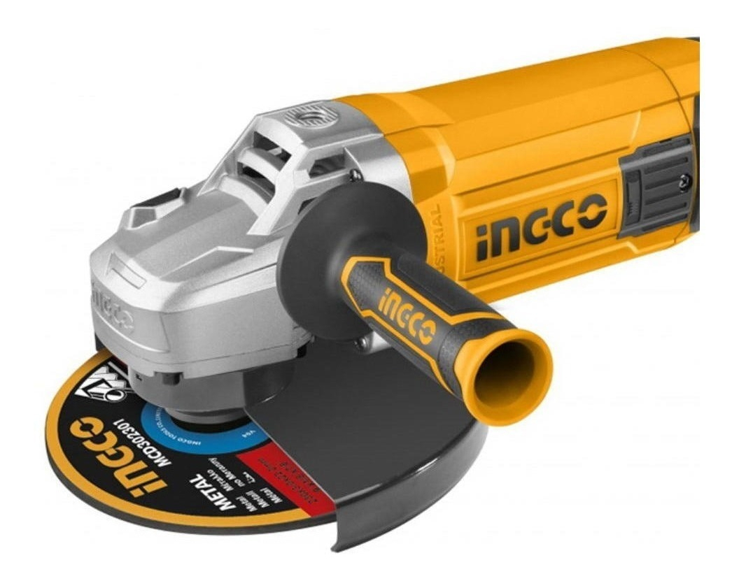 Amoladora Angular Velocidad Variable 1010w Esmeril Cortadora Color Amarillo - Imagen 6