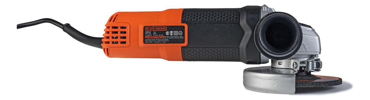 Amoladora Angular Black And Decker 4 1/2 - 115mm - 820w - Modelo G720n, Con Disco Desbaste - Imagen 3