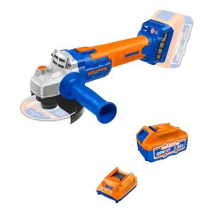 Amoladora A Bateria C Bat 3amp Y Cargador Wadfow Wlapm21 Color Azul