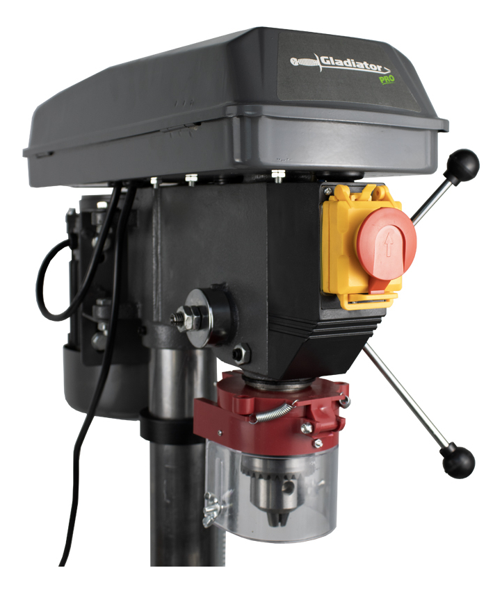 Taladro De Banco Gladiator Pro - 16mm - Tb816/2/220/50 Color Gris - Imagen 4