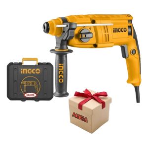 Rotomartillo 650w 1.7j Ingco Rgh6528 Con Maletin + Regalo! Amarillo