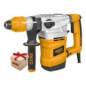 Rotomartillo Electroneumático Ingco Rh18008  1800w + Regalo Amarillo 50 Hz/60 Hz