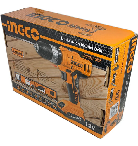 Taladro Atornillador Percutor 12v 2 Bat Ingco Mara + Regalo - Imagen 6