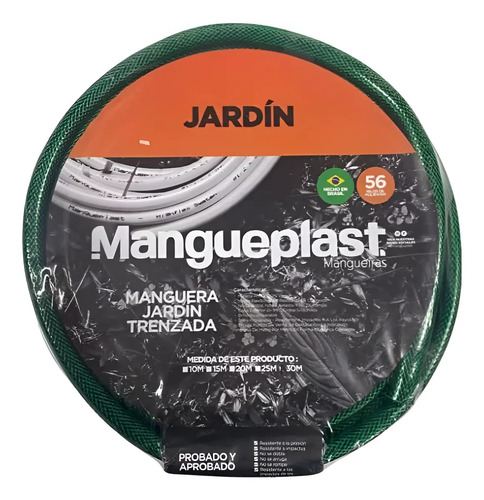 Manguera 1/2 De Rigo Rollo 30 Mts Mangueplast -m7301/2 Verde Oscuro