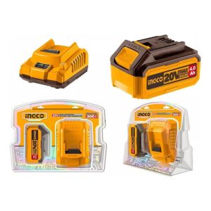 Set X1 Bateria 20v 4amp + 1 Cargador Ingco Fbcpk1214 Mara