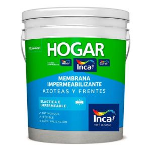 Membrana Liquida Inca Hogar Azoteas Y Frentes 20kg Color Blanco Mate