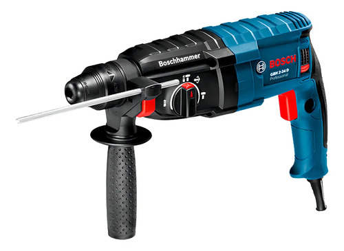 Rotomartillo Electroneumático Bosch Professional Gbh 2-24 D Azul Y Negro Frecuencia De 60hz Con 820w De Potencia Azul/negro 60 Hz - Imagen 3