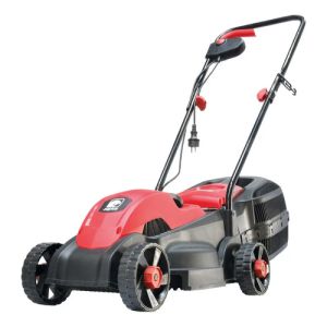 Cortadora De Césped Eléctrica Con Bolsa 1200w Equus Rojo Naranja