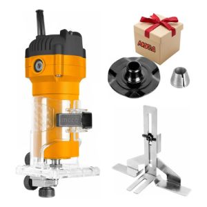 Fresadora De Mano Electrica Ingco 600w/6mm Plm6001 + Regalo