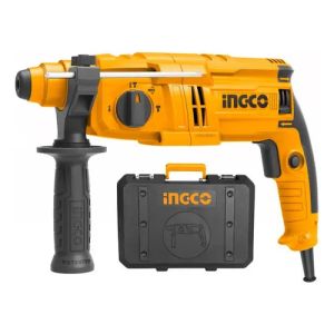 Rotomartillo Ingco 650w 0-1500rpm 1.7 Joule Rgh6528 C/maleta Color Amarillo Frecuencia 50 Hz/60 Hz