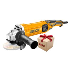 Amoladora Angular 4 1/2 1100w Ingco Ag110038 Pro + Regalo ! Amarillo 50-60hz