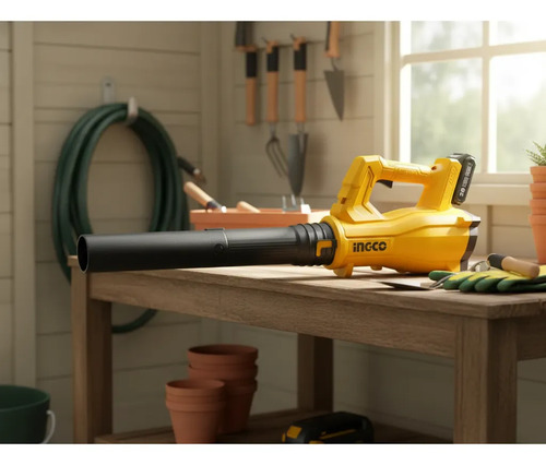 Sopladora Ingco 20v Sin Batería Ni Cargador Amarillo - Imagen 7