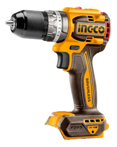 Combo Atornillador C Percutor (cidli20602) Mas Amoladora (cagli21154) 2 Bat Carg Mas Valija Ingco Ckli20273 Naranja Claro 50hz/60hz - Imagen 3