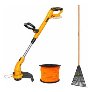 Bordeadora Bat P20s Extensible 20v Ingco 20mts De Tanza Mara Amarillo
