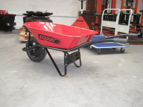 Carretilla Equus Rueda Maciza + Pala De Regalo! - Mara Rojo - Imagen 8