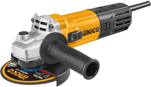 Amoladora Angular 4 1/2 750w Ingco Ag75028 + Disco De Corte Naranja 50 Hz/60 Hz - Imagen 3