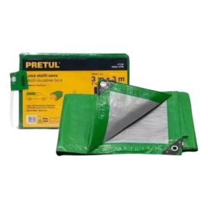 Toldo Lona Camping 3 X 3 Metros Pretul Lp-33 - Mara Verde