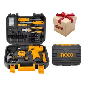 Kit Atornillador 12v Super Select Ingco  + Regalo Amarillo