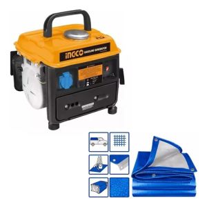 Generador A Nafta Ingco 800w Ge8002 2hp + Lona 2x3mts - Mara