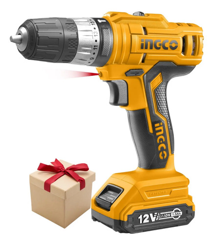 Taladro Atornillador Percutor 12v 2 Bat Ingco Mara + Regalo - Imagen 3
