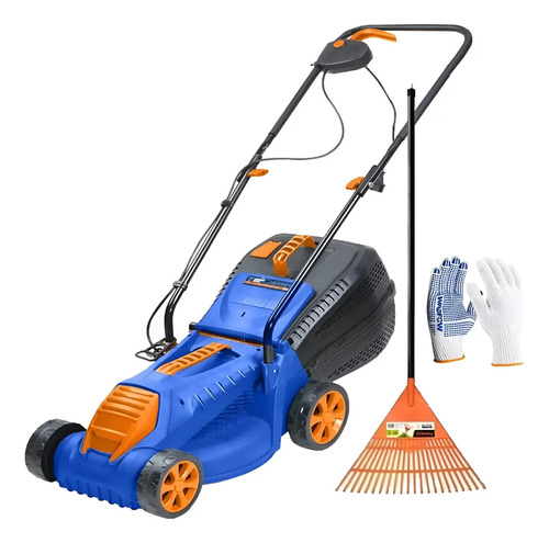 Cortadora De Cesped 1200w Electrica Wadfow Wen3201 - Mara Azul
