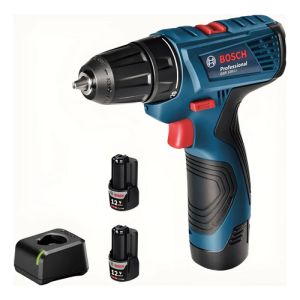 Taladro Atornillador Bosch Gsr 120 Li Con 2 Baterías 1.5 Ah Azul