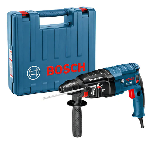 Rotomartillo Electroneumático Bosch Professional Gbh 2-24 D Azul Y Negro Frecuencia De 60hz Con 820w De Potencia Azul/negro 60 Hz - Imagen 6