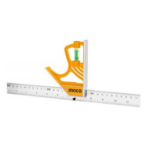 Escuadra Combinada Hsr530255 Magnetica Ingco Ma Naranja