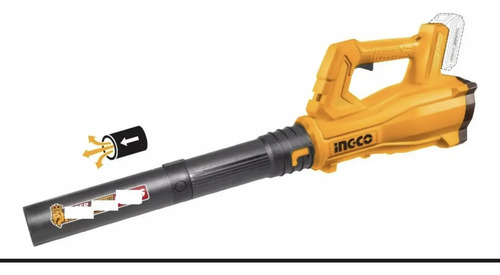 Sopladora Ingco 20v Sin Batería Ni Cargador Amarillo - Imagen 6