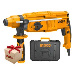 Rotomartillo 800w Ingco Rgh9028 2.5 Joule Mara + Regalo ! Amarillo 50 Hz/60 Hz