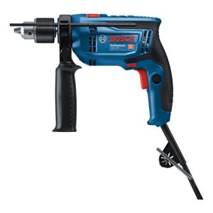 Taladro Percutor Bosch Gsb 13 Re 750w 13mm En Caja- Mara Azul 50hz 60hz