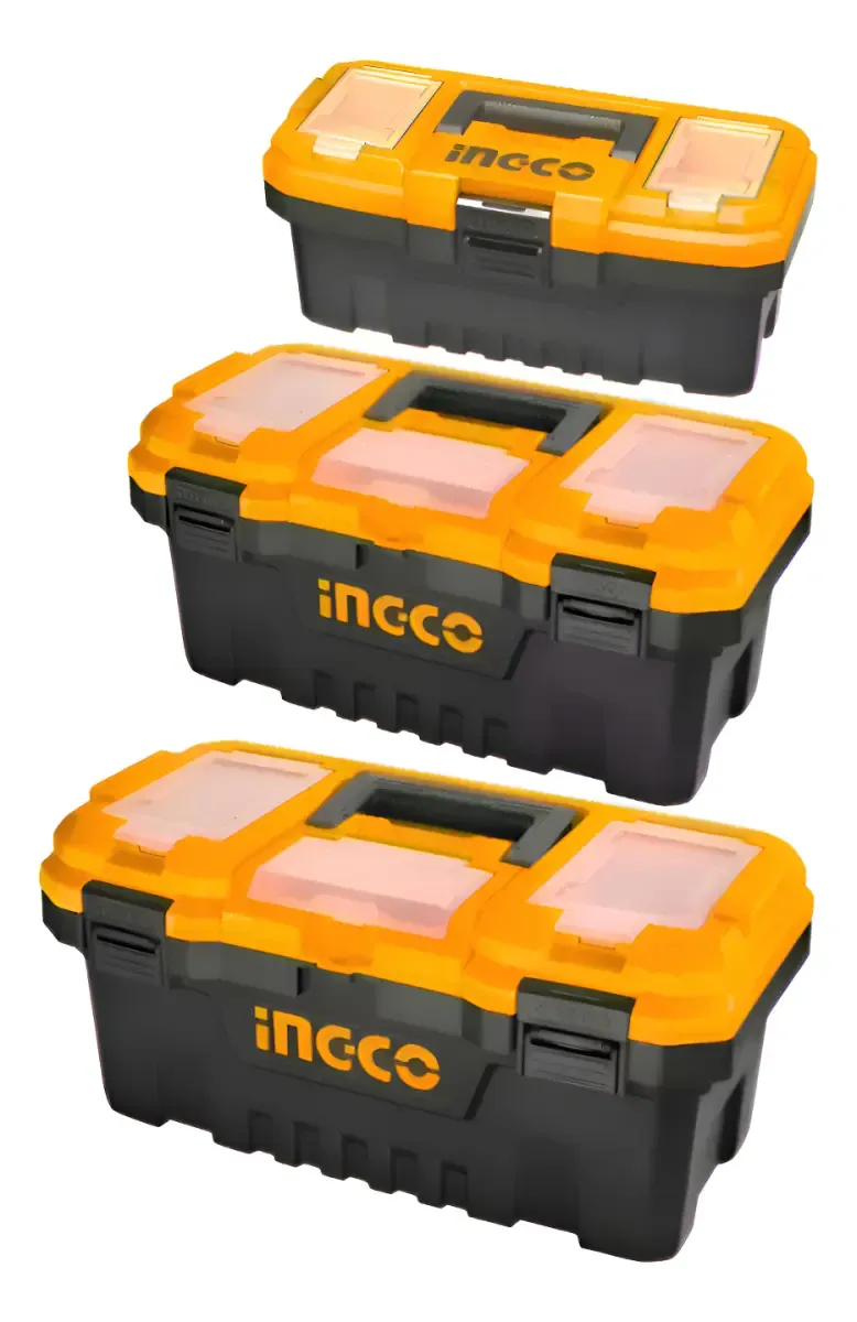Ingco Pbxk0301 kit 3 cajas herram 14 17 20 broche plastico color anaranjado - Imagen 2