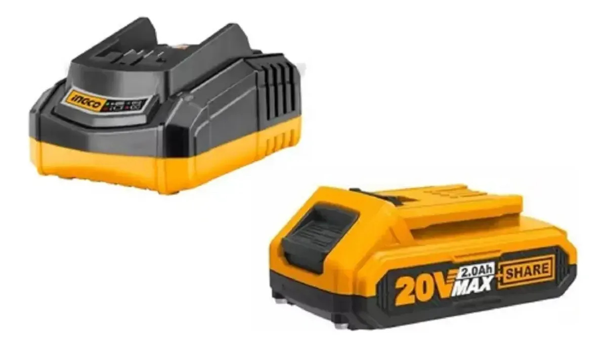 Kit Cargador + Bateria 20v P20s Ingco Linea Multiple
