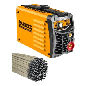 Soldadora Ingco Crystal UHD ING-MMA18058 color naranja